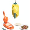 Buyscoolee Dumpling Maker Manual Press Pink Plastic DIY-4
