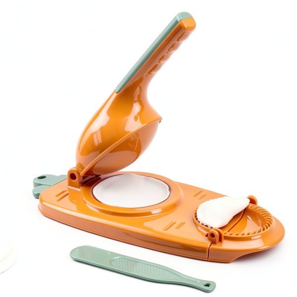 Buyscoolee Dumpling Maker Manual Press Pink Plastic DIY-1