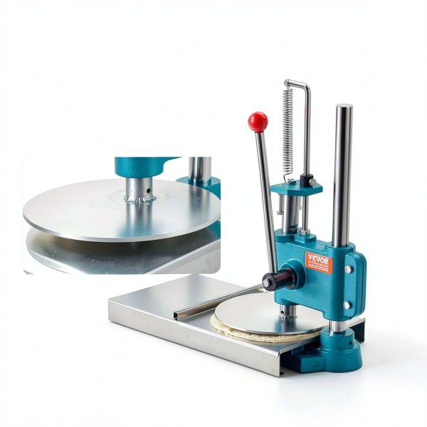 VEVOR Manual Dough Press Machine 240mm Plate 5mm Thickness-1
