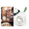 Generic Manual Dumpling Maker 2-in-1 White Plastic Stainless-4