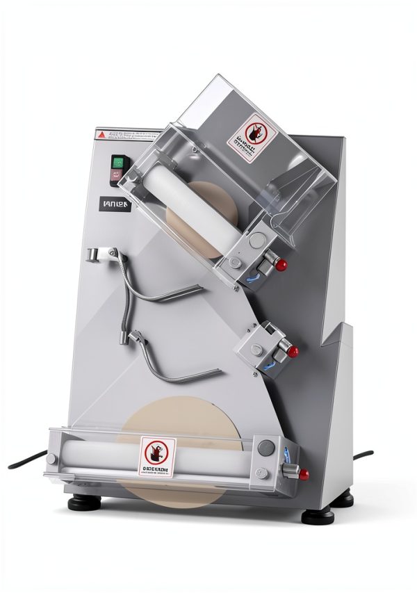 VEVOR Commercial Pizza Dough Press Automatic Stainless Steel-3