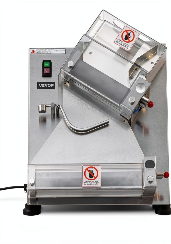 VEVOR Commercial Pizza Dough Press Automatic Stainless Steel-8