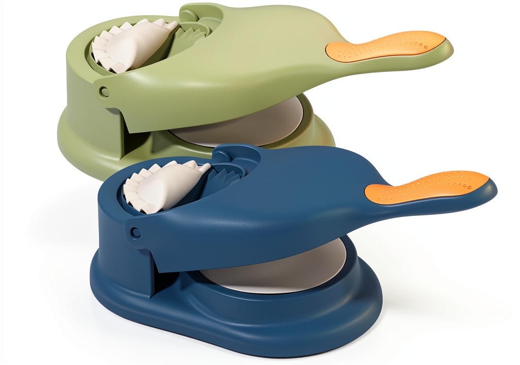 365Home Dumpling Press in use on a kitchen counter