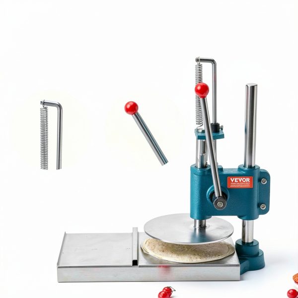 VEVOR Manual Dough Press Machine 240mm Plate 5mm Thickness-4