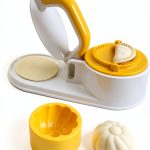 Bnqoe Dumpling Maker 3 in 1 Plastic White Food Grade-0