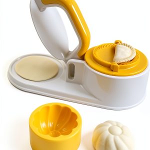 Bnqoe Dumpling Maker 3 in 1 Plastic White Food Grade-0