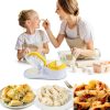 Bnqoe Dumpling Maker 3 in 1 Plastic White Food Grade-5