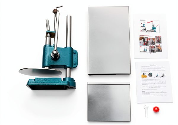 Awolsrgiop Pizza Dough Press Machine Stainless Steel-4