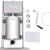 Commercial Sausage Stuffer Stainless Steel 2.6 Gal Dual Use-2