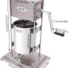 Commercial Sausage Stuffer Stainless Steel 2.6 Gal Dual Use-1