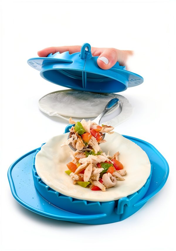 Machika Dough Press Set 4 Plastic Molds Empanada Maker-4