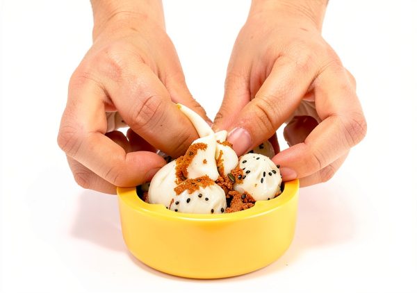 Bnqoe Dumpling Maker 3 in 1 Plastic White Food Grade-7