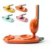 Buyscoolee Dumpling Maker Manual Press Pink Plastic DIY-2