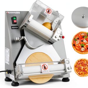VEVOR Commercial Pizza Dough Press Automatic Stainless Steel-0