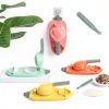Buyscoolee Dumpling Maker Manual Press Pink Plastic DIY-5