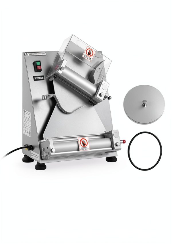 VEVOR Commercial Pizza Dough Press Automatic Stainless Steel-6