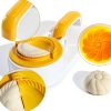 Bnqoe Dumpling Maker 3 in 1 Plastic White Food Grade-3