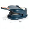 365Home Dumpling Press Manual Plastic Green Blue Dough Maker-1