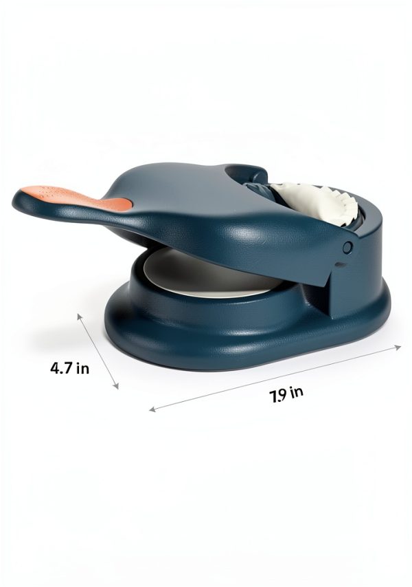 365Home Dumpling Press Manual Plastic Green Blue Dough Maker-1
