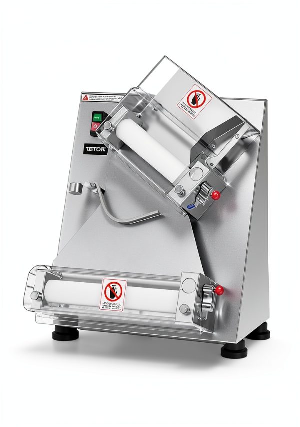VEVOR Commercial Pizza Dough Press Automatic Stainless Steel-2