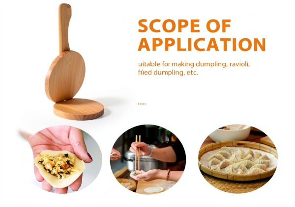 VOSAREA Dough Press Manual Dumpling Maker Ivory Teflon-4