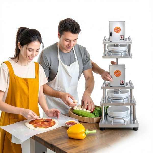 Newhai Electric Dough Press Machine Commercial Pizza Crust-2