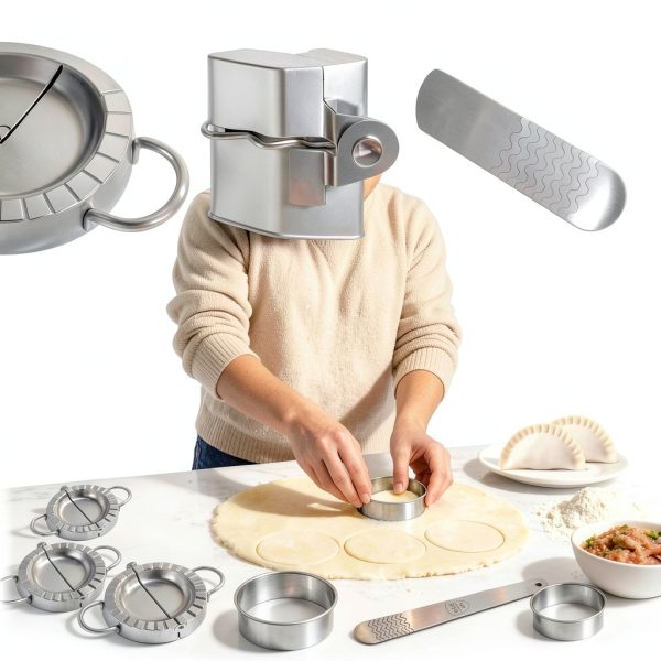 HGEKLIZV Stainless Steel Dumpling Maker Multi Size Press-4