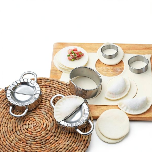 GLOGLOW Manual Dumpling Maker Stainless Steel Kitchen Tool-7