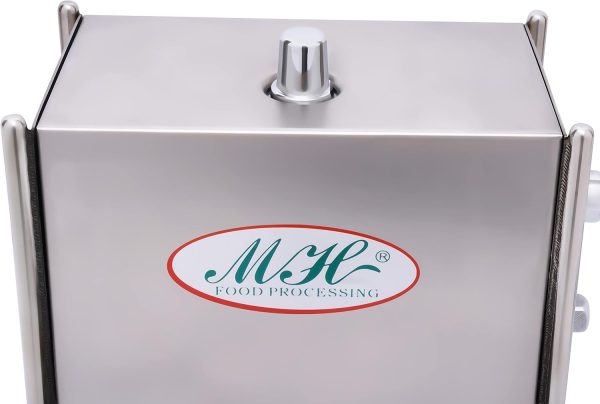 Commercial Sausage Stuffer Stainless Steel 2.6 Gal Dual Use-7