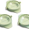 DeepCrush Dumpling Press Green Plastic Manual 3 Settings-0