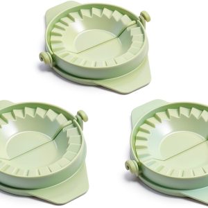 DeepCrush Dumpling Press Green Plastic Manual 3 Settings-0