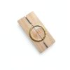 Luxshiny Dumpling Press Mold Manual Wood Copper Kitchen Tool-5