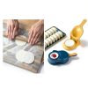 365Home Dumpling Press Manual Plastic Green Blue Dough Maker-4