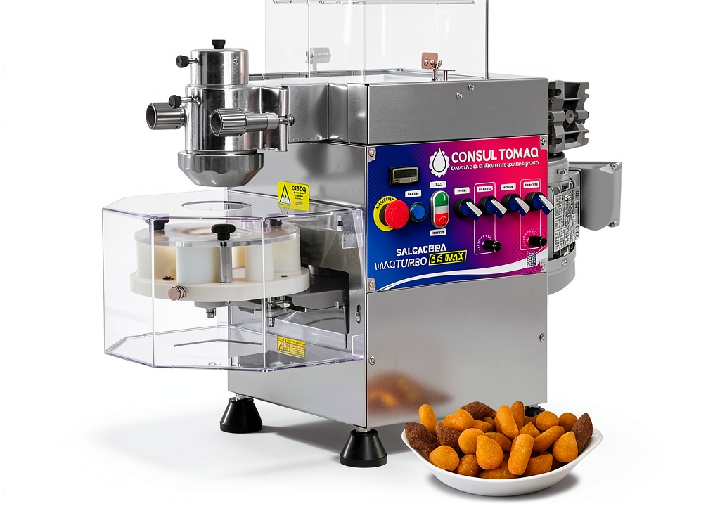 CONSULTOMAQ dough press in a commercial kitchen setting