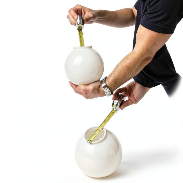 KastLite 12 Inch Globe Lamp Shade Acrylic Smooth-2