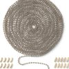 Opvixi Ceiling Fan Pull Chain Stainless Steel 236in-0