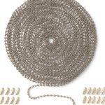 Opvixi Ceiling Fan Pull Chain Stainless Steel 236in-0