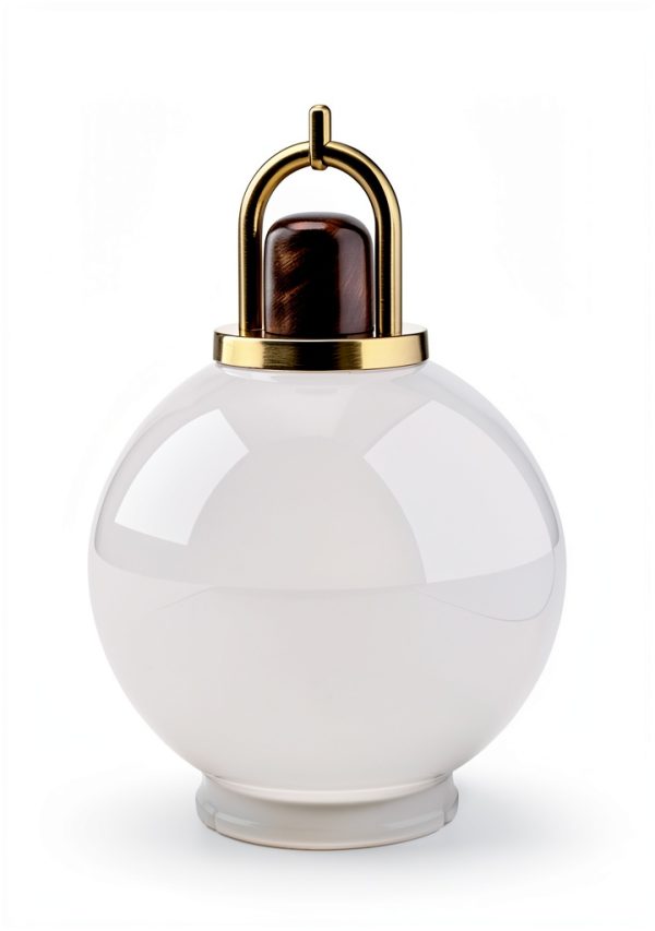 Beam Lighting 6in White Acrylic Globe Ceiling-6
