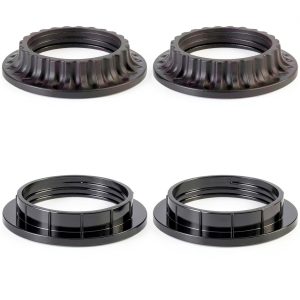 DiCUNO Black Lampshade Collar Ring Heat Resistant-0