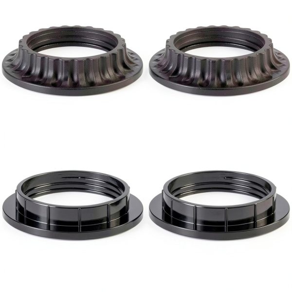 DiCUNO Black Lampshade Collar Ring Heat Resistant-0
