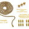 Bronze Ceiling Fan Pull Chain DLHMBOQ 120in-1
