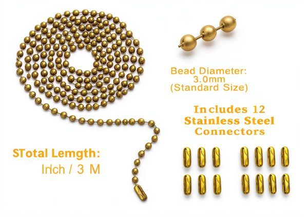 Bronze Ceiling Fan Pull Chain DLHMBOQ 120in-1