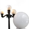Beam Lighting 6in White Acrylic Globe Ceiling-4