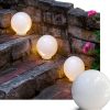 Beam Lighting 6in White Acrylic Globe Ceiling-5
