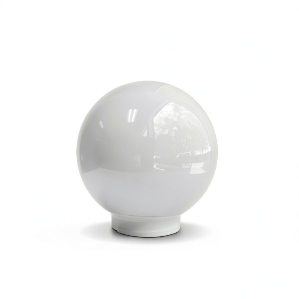 Beam Lighting 6in White Acrylic Globe Ceiling-1