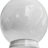 Beam Lighting 6in White Acrylic Globe Ceiling-0