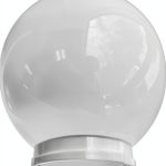 Beam Lighting 6in White Acrylic Globe Ceiling-0