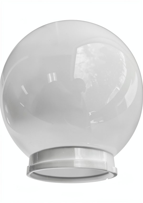 Beam Lighting 6in White Acrylic Globe Ceiling-0