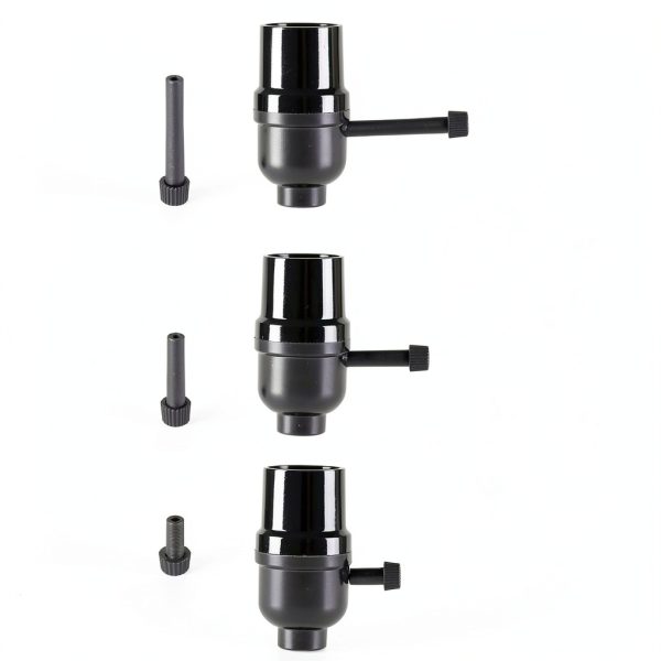 Turn On Off Switch Knobs Venforze Universal Black Lamp Set of 4-4