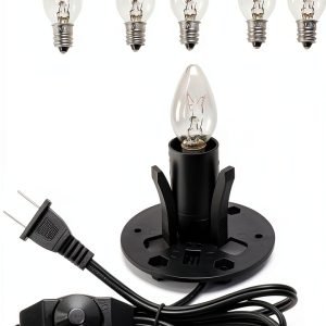 15W Salt Lamp Bulb 6-Pack with Dimmer Switch - OHLGT Classic-0